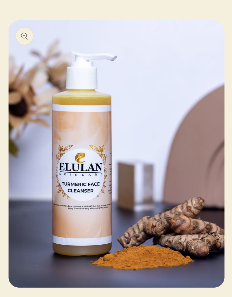 Turmeric Face Cleanser for Acne and Hyperpigmention